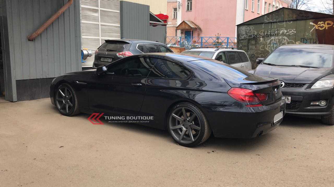 BMW 6 Series на 20" дисках Vossen CV7 Matte Graphite фото 2